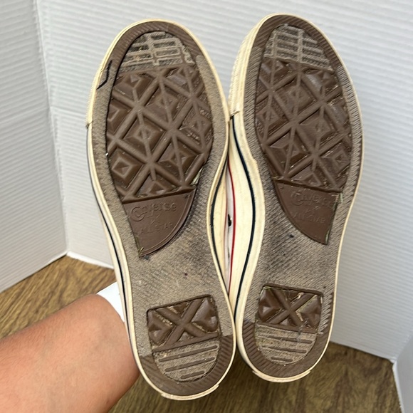 Converse All Star Discolored White Sneakers Shoreline Size 7 - Picture 8 of 12